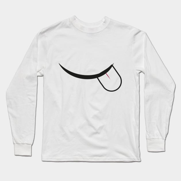 Emoji face - Tongue out Long Sleeve T-Shirt by hedehede